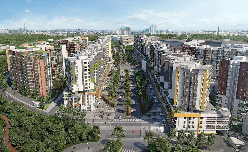 Tổng quan khu Diamond Alnata Plus Celadon City